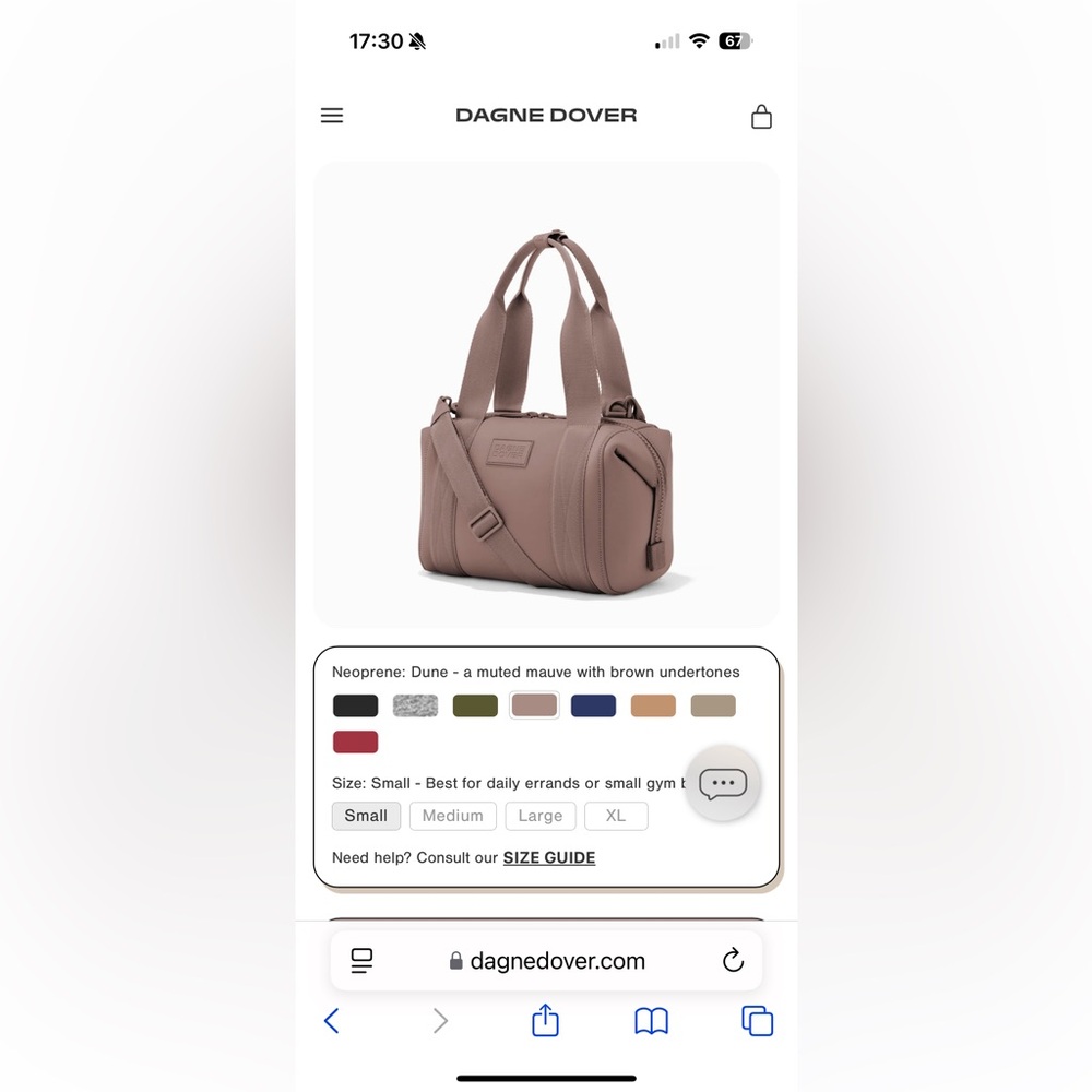 DAGNE DOVER Landon Neoprene carryall